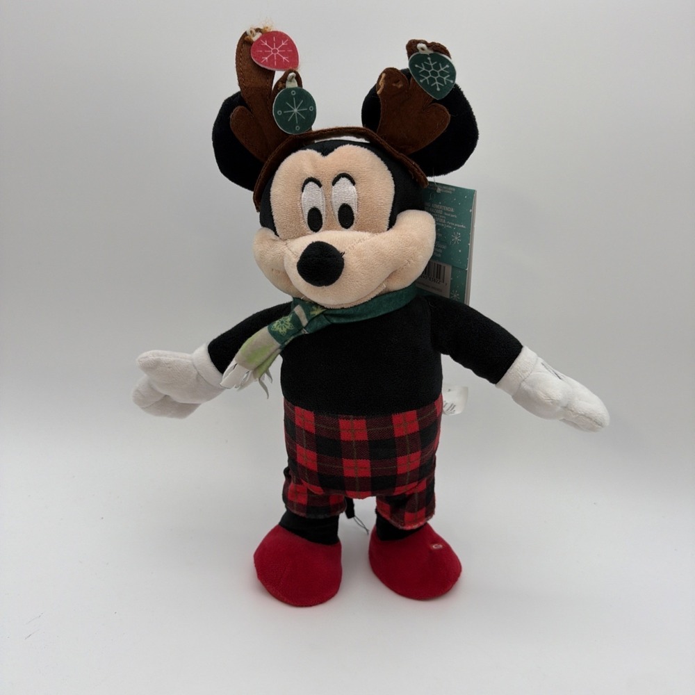Disney Gemmy Mickey Animated Plush Dance & Sing Christmas Songs 2024 Holiday